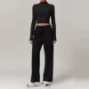 Black Long sleeves + long sweatpants