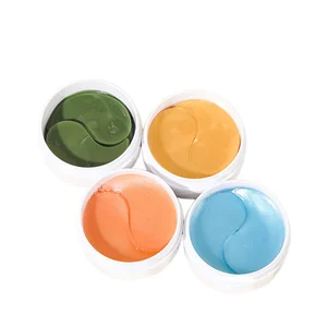 Wholesale Large Capacity Multi Color Flavor Natural Fruit Extract Essence Collagen Moisturizing Hyaluronic Acid Gel Eye Mask