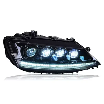 Car Styling Head Lamp for VolksWagen Jetta Mk6 LED Headlight 2011-2018 B8 LED Headlight DRL All LED Light Source Accessories