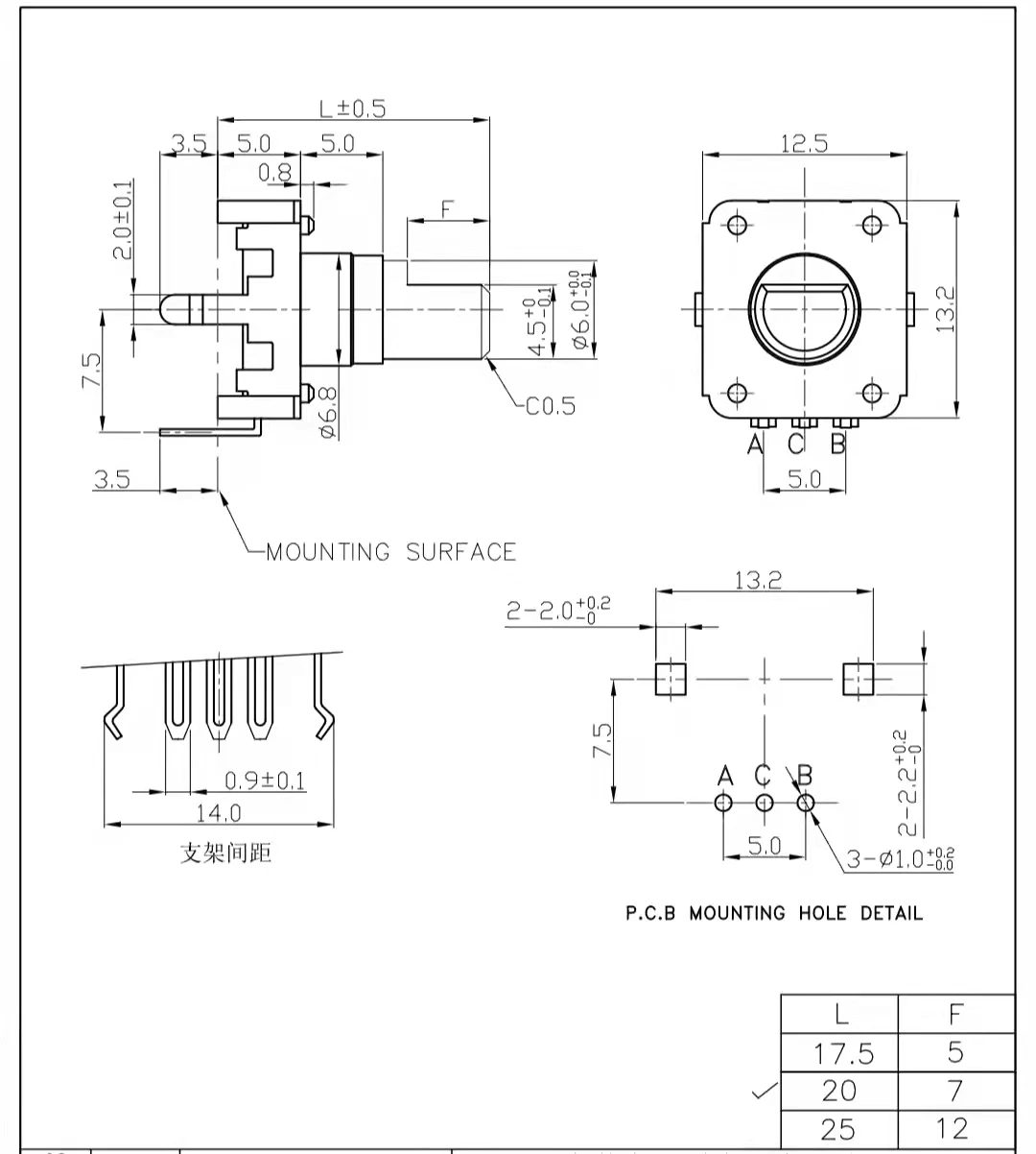 Rotary Encoder Switch Led Encoder 360 Degree Ec12 - Buy Rotary Encoder ...