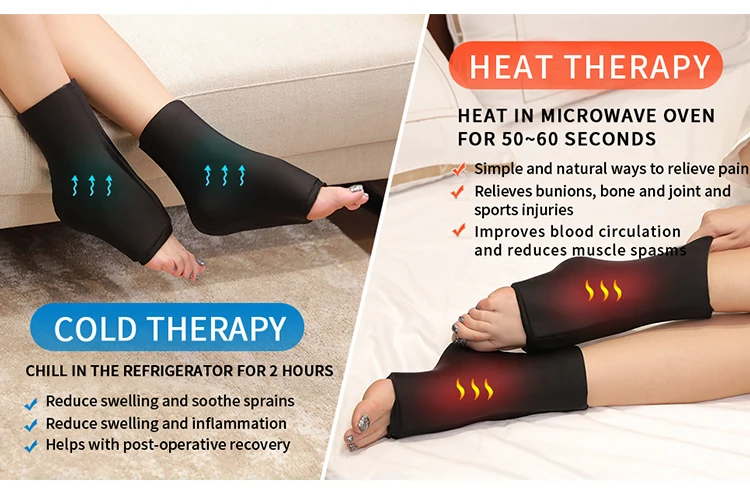 2 Pack Cool Gel Heel Cups Achilles Tendinitis Ankle Cushion Support