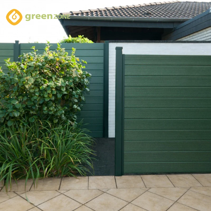 Greenzone  Wpc Garden Fence Decorative Composite Fence Panel Decorative Fencing