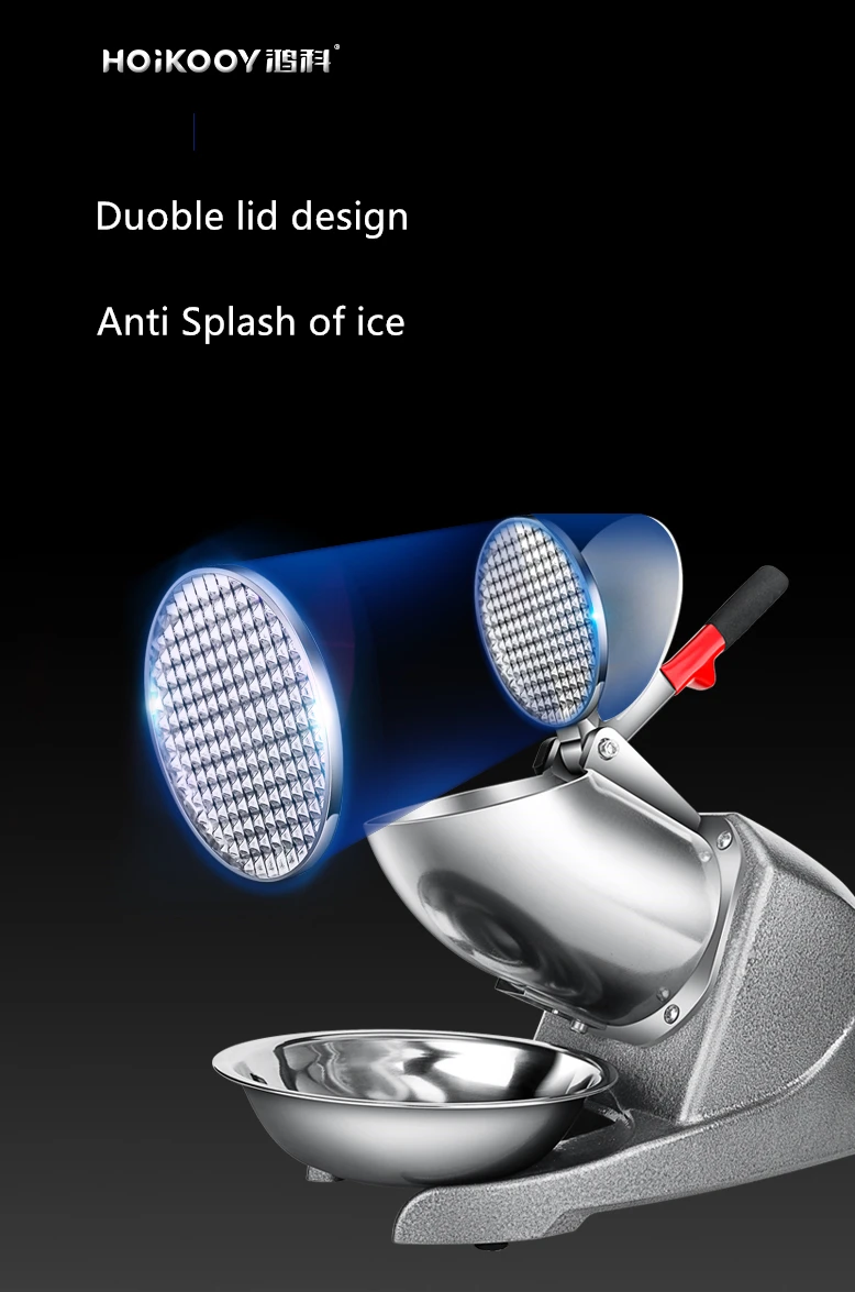 Factory Direct Sales Electric Ice Crushers Ce Certification Commercial Shaved Ice Machine