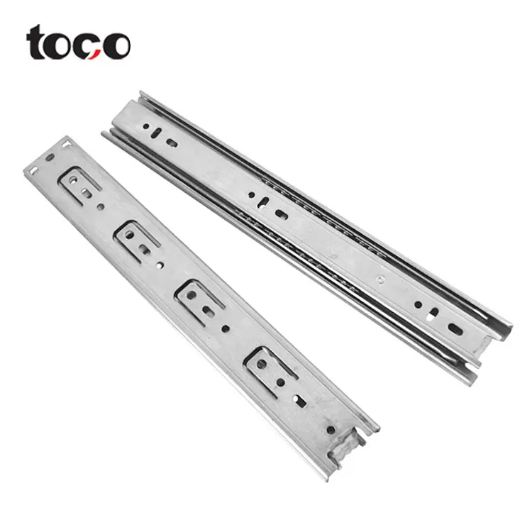 Toco Desk Drawer File Rails d Series Drawer Slide Copper Telescopic Slide Rail Concealed Telescopic Rail