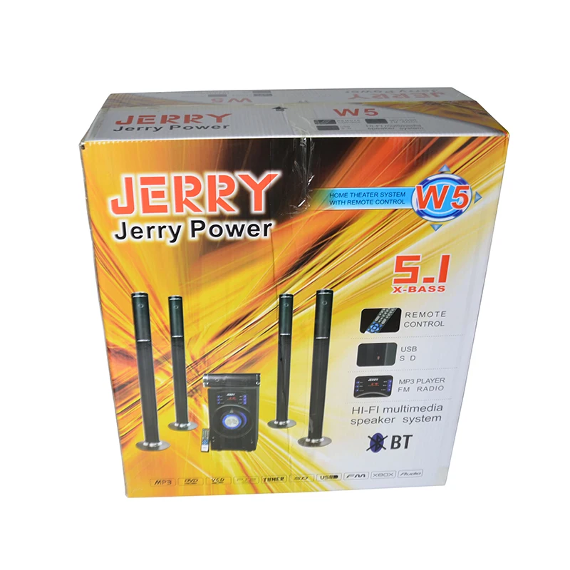 5.1 Ch Ahuja Wireless Mic Surround Home Sound System With Led Light