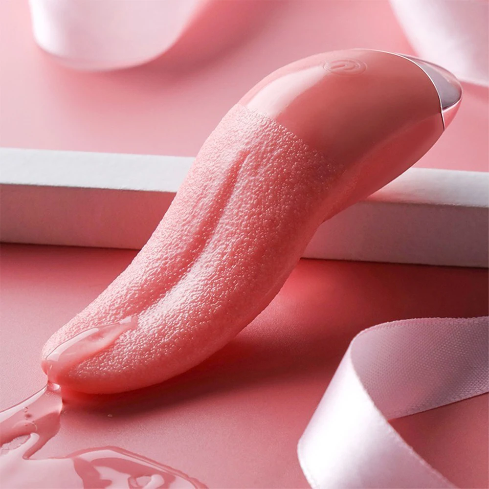 oral sex tongue toy Electric Oral Sex Toy Female Tongue Licking Vibrator That Mimics Mouth  Biting and Tongue Vibrating Adult Sex Toy main image 0