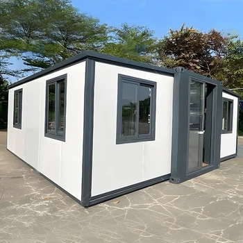 40ft 20ft prefabricated container expandable house insulated foldable prefabricated house waterproof