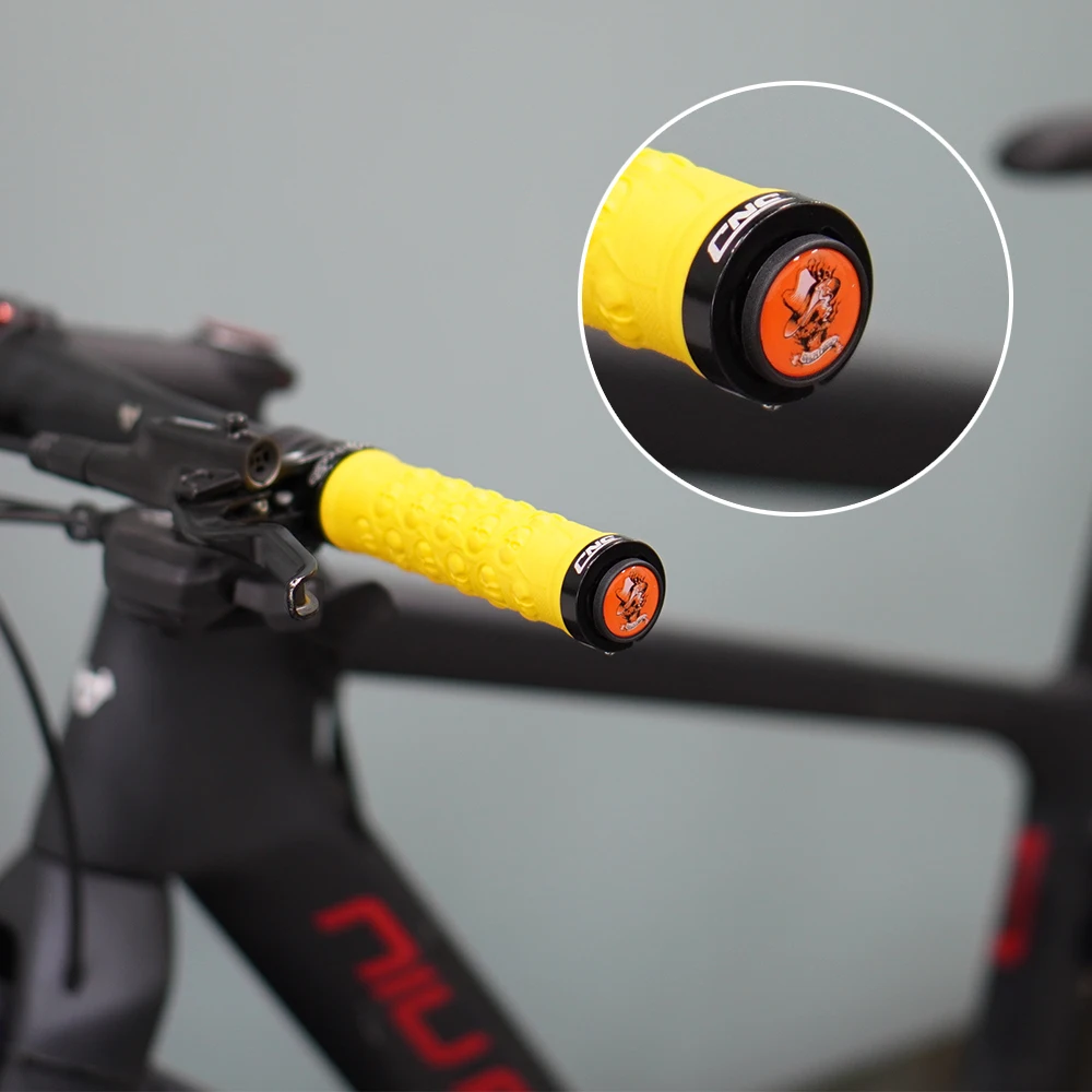 BMX Gold 1 Pair End Plugs Black Handlebar End Caps Bike Handlebar Plugs for Most Bicycle Mountain Bike Road Bike MTB 
