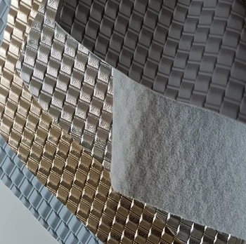 Microfiber PVC Synthetic Leather Versatile Embossed Metallic Fabric for Motocross Motorcycle Seat Cover Sofa Bag Gloves