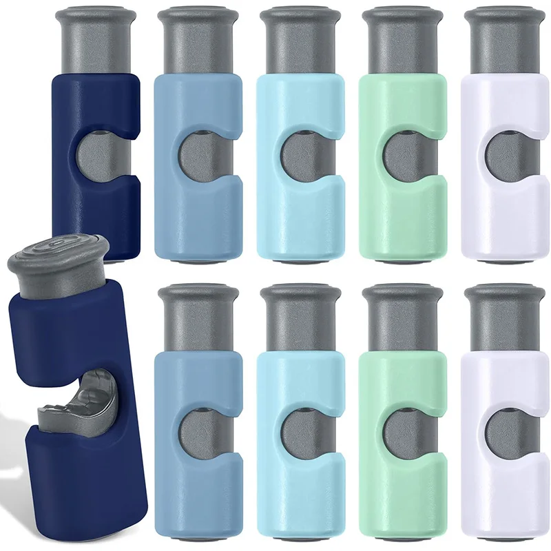 10 Pack Squeeze Lock Eco-Friendly Kitchen Bread Bag Clips with Flexible Design for Snack & Food Storage Color Customized
