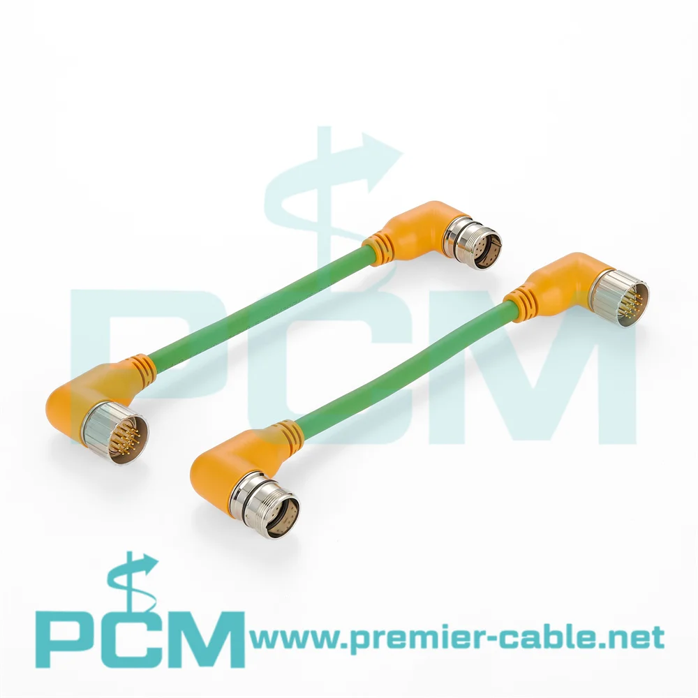 Servo Motor Encoder M23 Circular Connector Signal Feedback Cable details