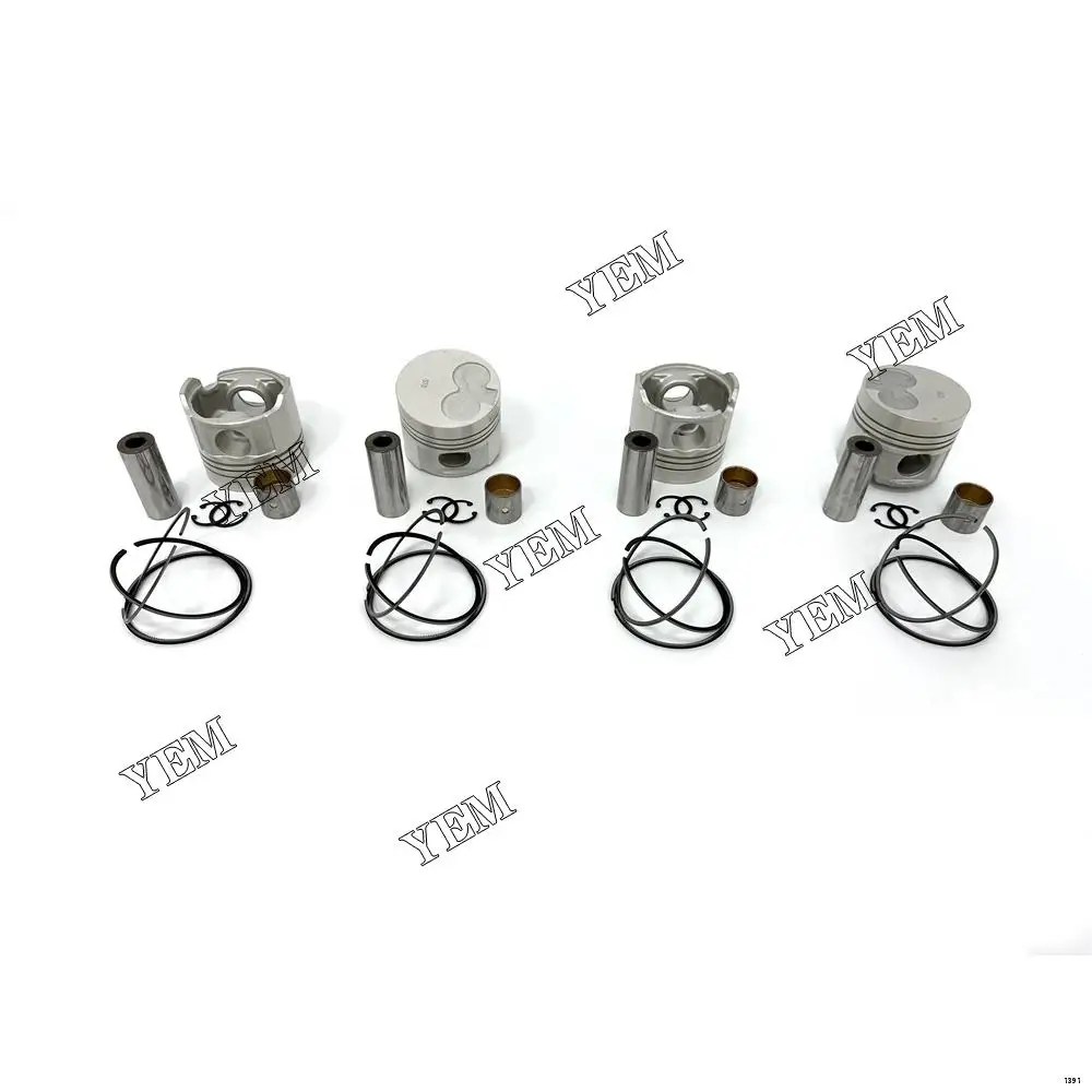Piston With Rings Set Fit for Toyota 1DZ-3 Construction Machinery Parts