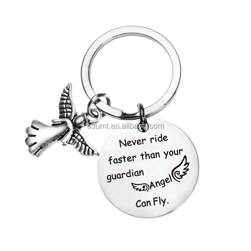 Personalized Keychains Drive Safe Charms Engraved Jewelry Husband ...