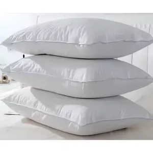 Wholesale Custom Luxury Hotel Linen Sleep Bed Pillow Cover Cushion 100% Cotton Pillow Case 5 Star Hotel Pillows