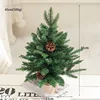 45cm green wooden tree