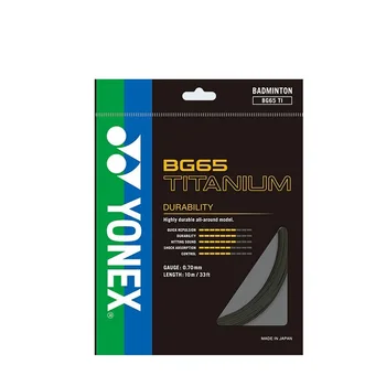 Yonex Badminton String Bg65 Titanium 10m For Practice