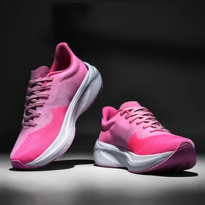 2026 Men Sports Marathon Air Cushion Running Shoes Breathable Lightweight Women Massage Athletic Nonskid Casual Outdoor Sneakers