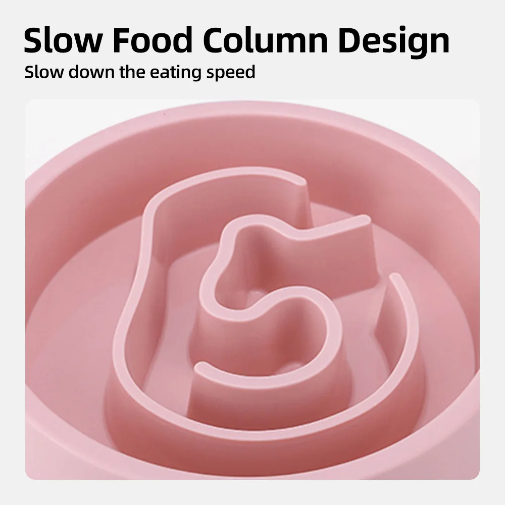 Wholesale Slow Feeder Dog Bowl Non Slip Puzzle Bowl Interactive Bloat  - product detail 4