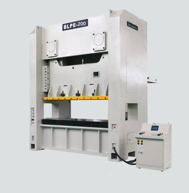 China Factory Manufacturer Uncoiler Straighten machine+ Feeder + 200 ton press machine Punching machine provides a whole line