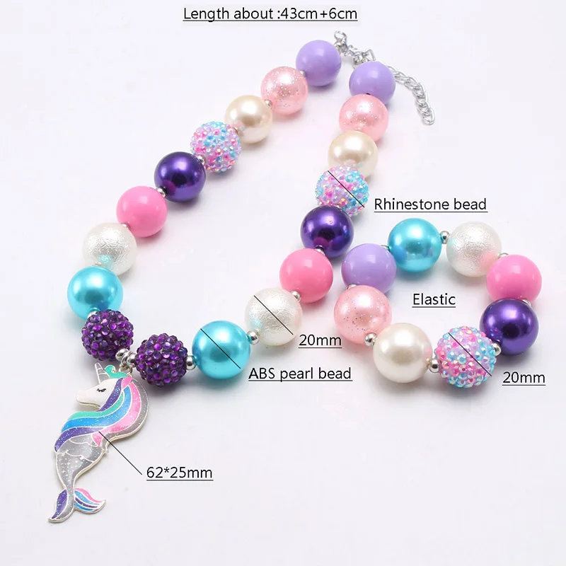 Mermaid Chunky Bead Necklace