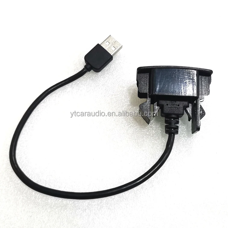 USB Dashboard Panel Socket Harness Extension Cable for Honda Brio City Jazz Civic Accord CRV Freed Flash Mount for DVD Players