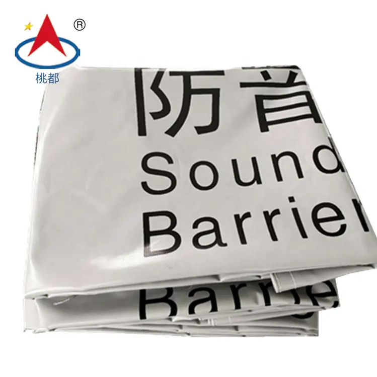 Grey Fireproof PVC Sound Barrier Sheet for Ladder & Scaffolding Safety Noise Barrier in Japan Singapore Market