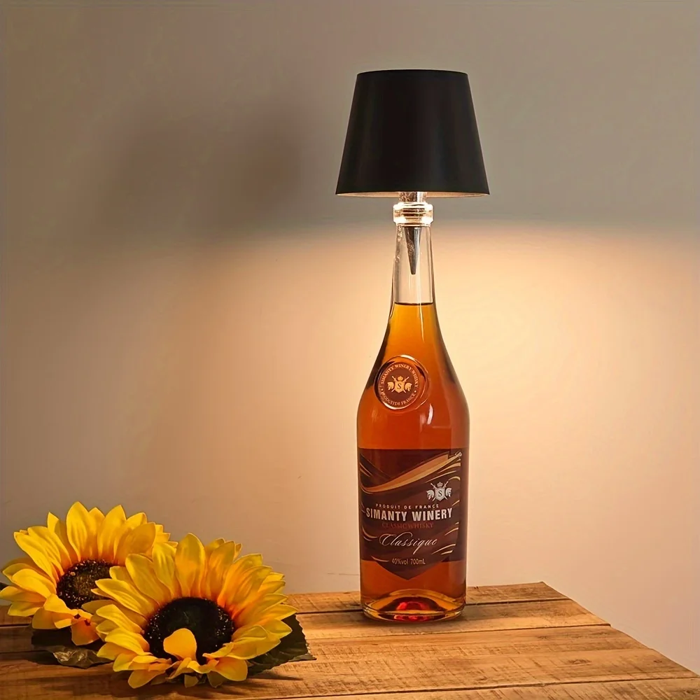 Decor Outdoor Touch Control Led Table Lamp Usb Charge Hotel Dining Wine Bottle Cordless Table Party Lighting Table Lamp