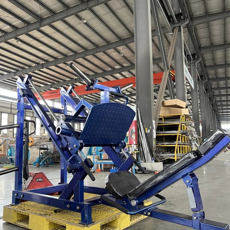 中国製スチール製安全調整式45度レッグプレスハックスクワットマシン