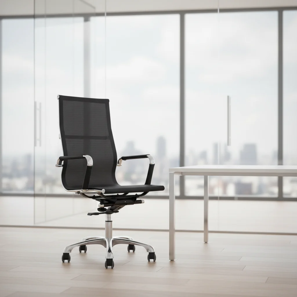 Modern Ergonomic Leather Breathable Adjustable Height Conference Chair for Home Office and Training 3