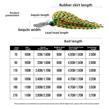 Factory Wholesale Stainless Steel Sequin Jig Water Baffle Bearded Lure Artificial Bait Hooks 7g 9g 11g 18g 21g Fish – Metal Jig – view 3