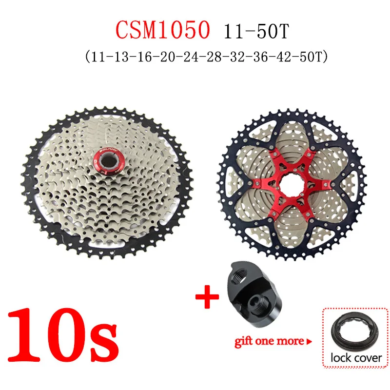 MTB Bicycle Cassette 8 9 10 11 Speed 40 42 46 50T  Flywheel Bike Sprocket Derailleur