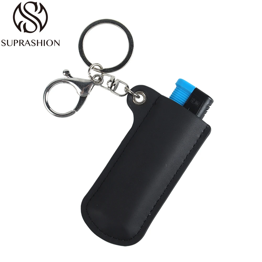 Creative Leather Lighter Keycase Lighter Control Keycase