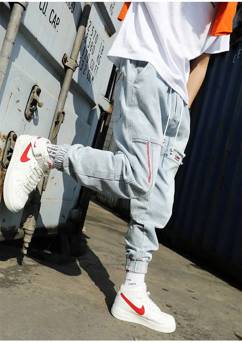 Hip Hop Men's Cargo Pants | Hip Hop Sweatpants Men | Men's Streetwear Pants  - Hip Hop - Aliexpress