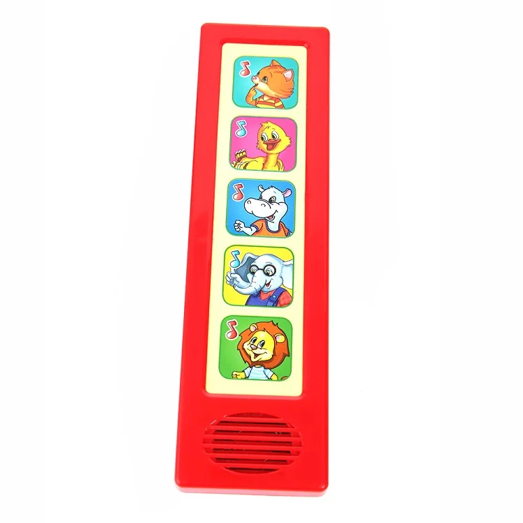 Early Educational Print Musical Board Book for Kids Audio Books with Music Box Baby Touch Sound Learning Book