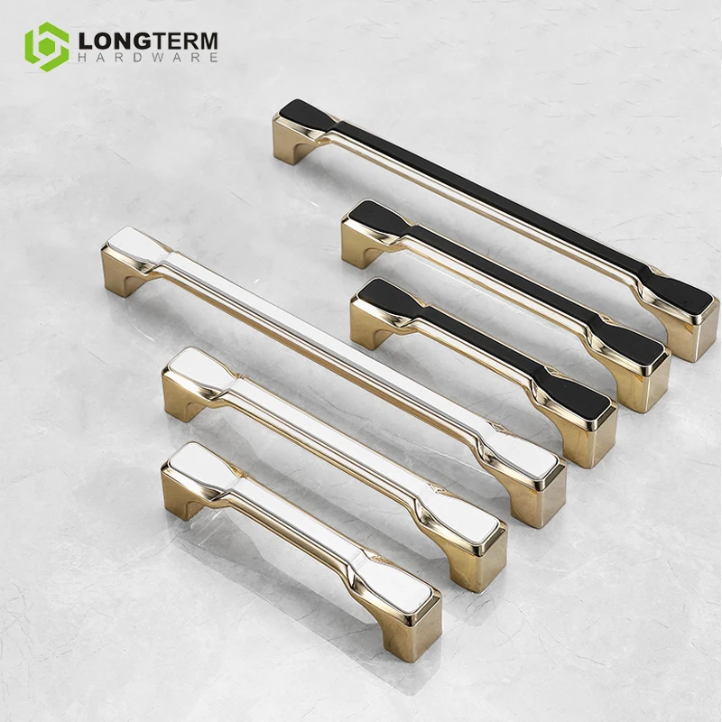 Furniture Hardware Drawer Accessory Zinc Alloy Contemporary Bedroom Dresser Cabinet Drawer Pulls Knob Wardrobe Handles