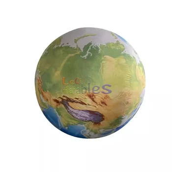 Astronomy Event Exhibition Large Inflatable Earth Globe Balloon Planet for Theme Decoration