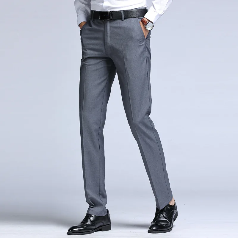 Fashion Stretch Slim Dress Pants Men Spring 2022 New Formal Suit @ Best  Price Online | Jumia Egypt