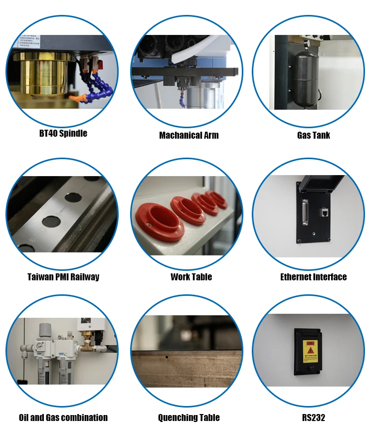 CNC Machining Center Overseas Service Hengda CNC VMC1000 VMC1100 VMC1060 VMC1160 With CE Certificate and Competitive Price
