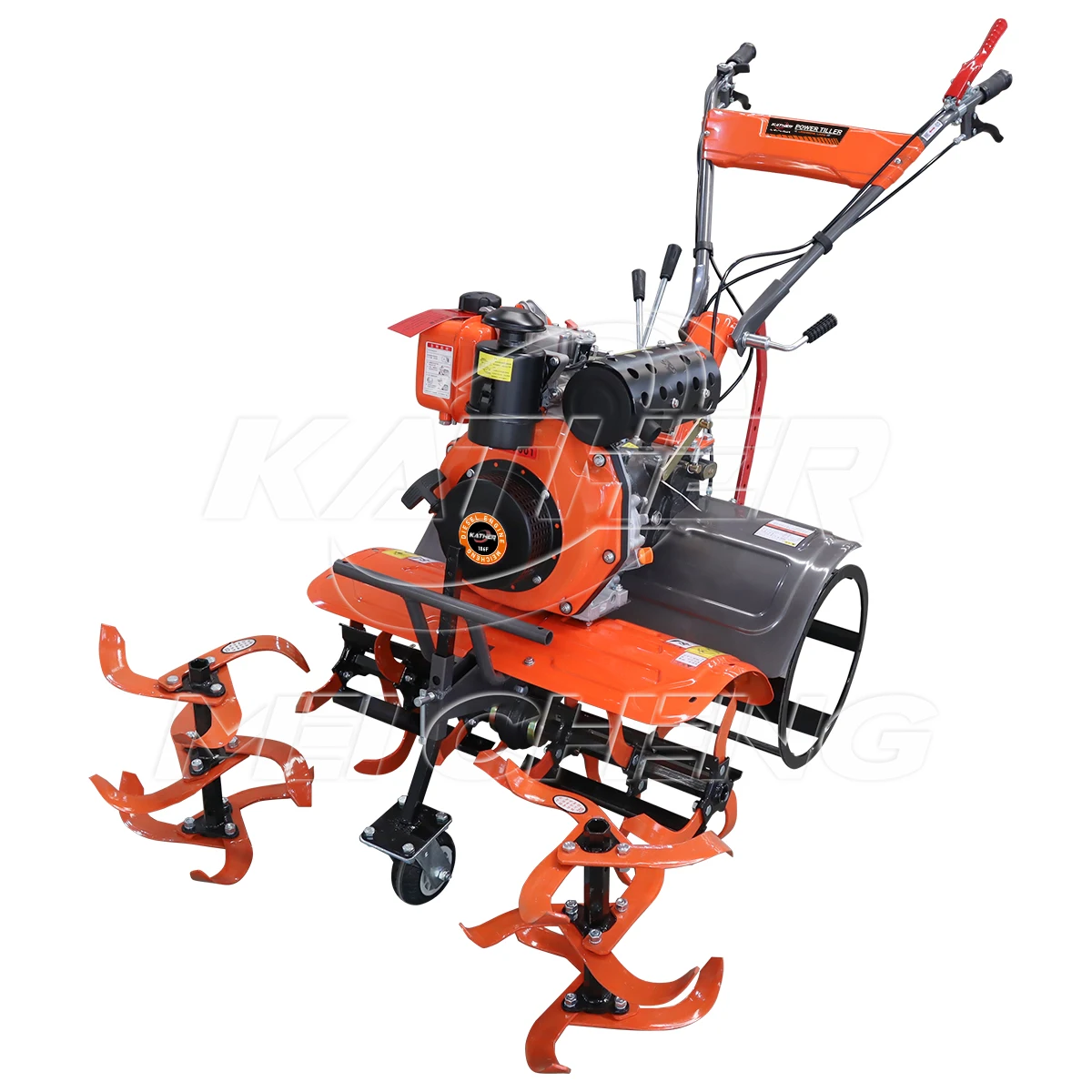 5/7/9/12/15 CP Rotavator cu benzină/motorină, cultivator rotativ multifuncțional, autoportant, mini, pentru grădină, fermă, agricultură