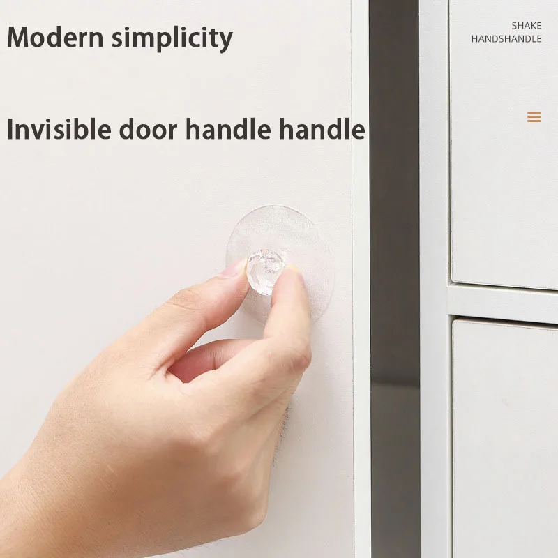 Modern Simple Traceless Door Doorknob Diamond Handle Strong Wall Hooks Adhesive details