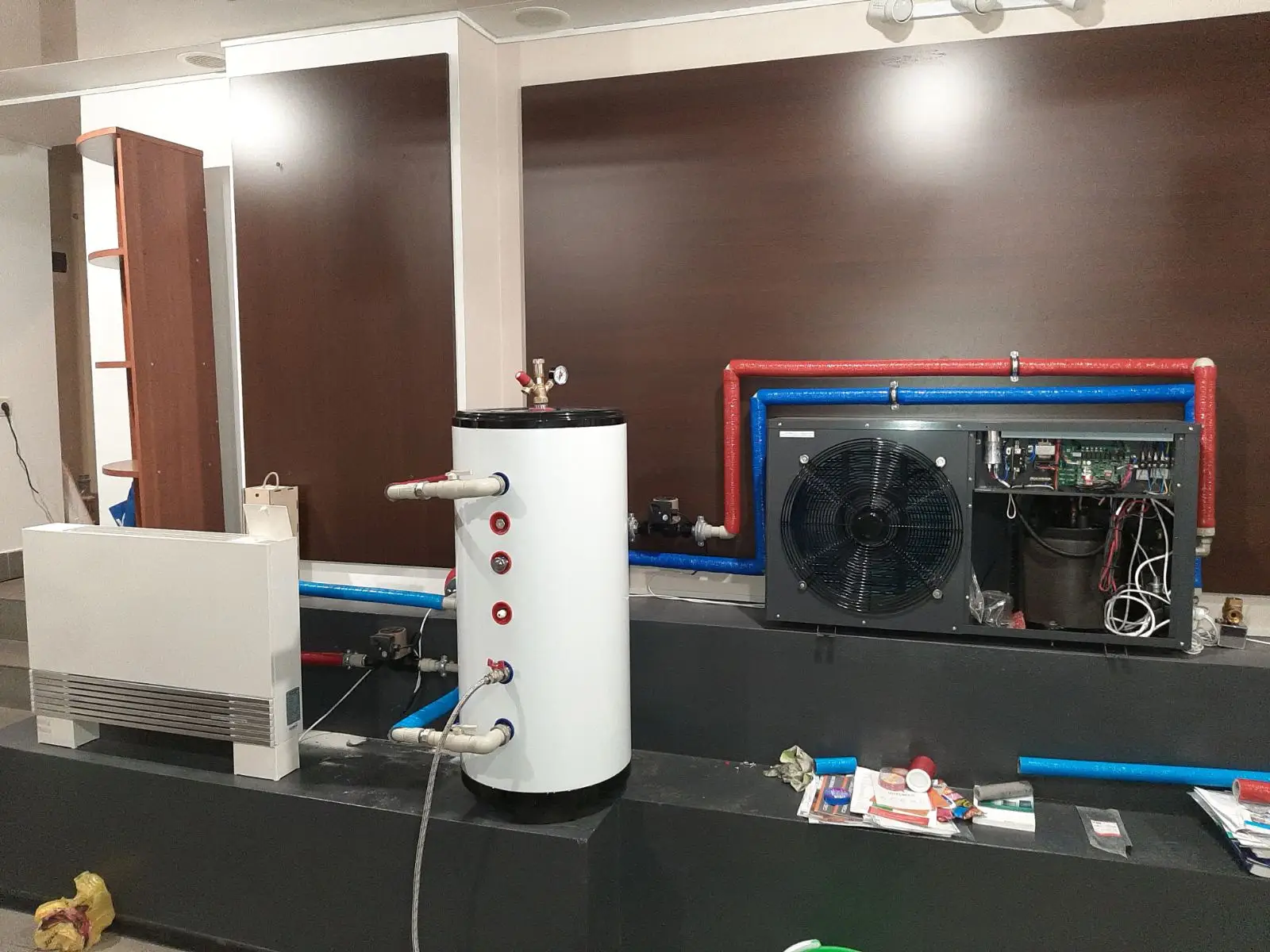 Air to Water Heat Pump, EVI, 12kw, 30degree, Monoblock - detail 6