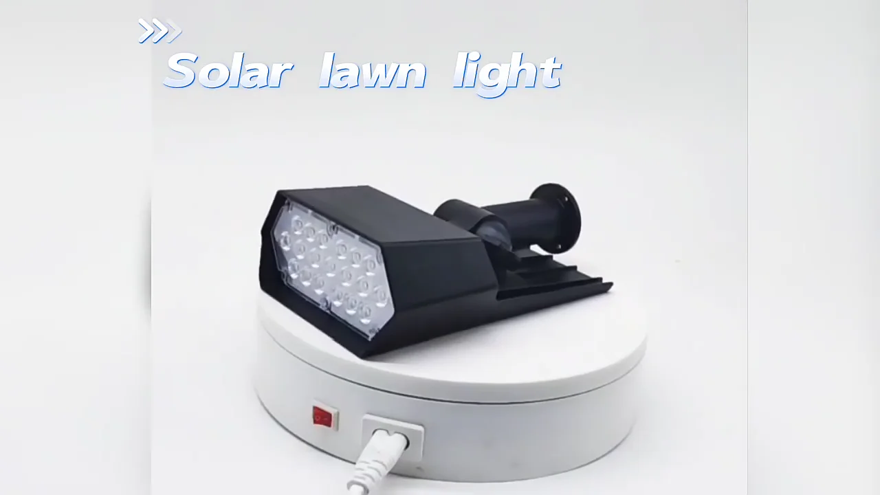 Outdoor Wall Mounted Ultra Bright Solar Led Spot Light 19leds Dusk To