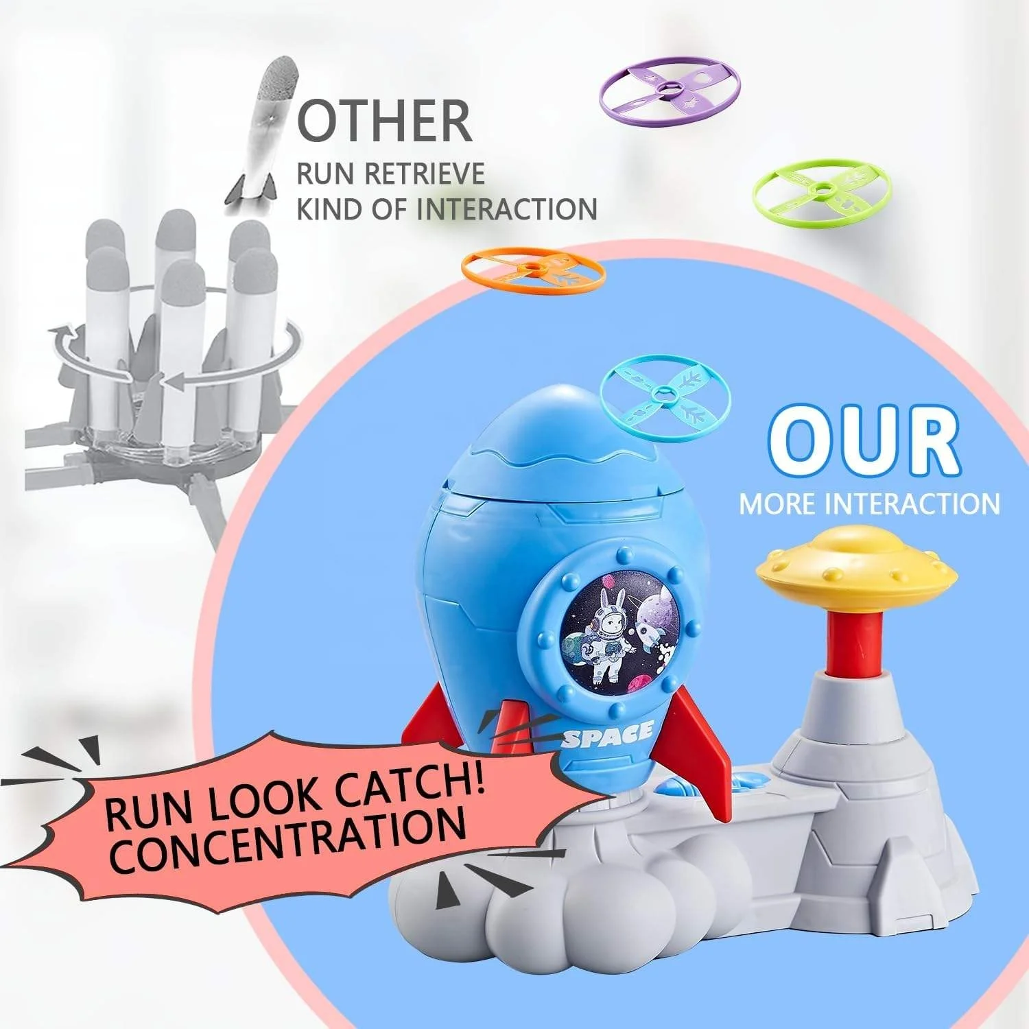 Bola Voladora Mágica Con Luces LED – Mini Drone Boomerang Que Gira 360° Para Niños Y Adultos, Juguete De Interior Y Exterior, Regalo De Cumpleaños Y Navidad