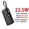 22,5 W-Tipo-c+Iightnilng-Nero