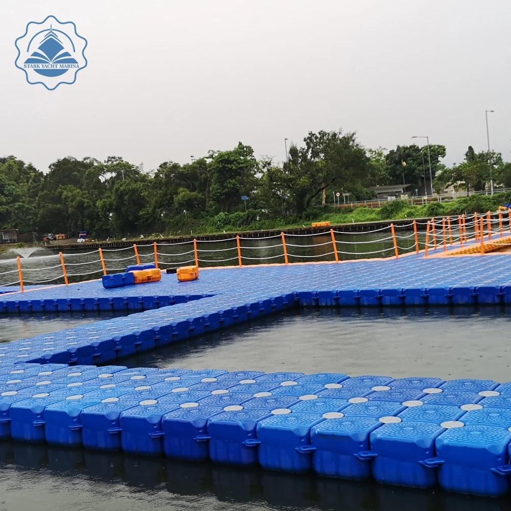 HDPE Modular Floating Pontoon Dock Jetty Floating Dock Cubes Plastic Floating Dock with Accessory