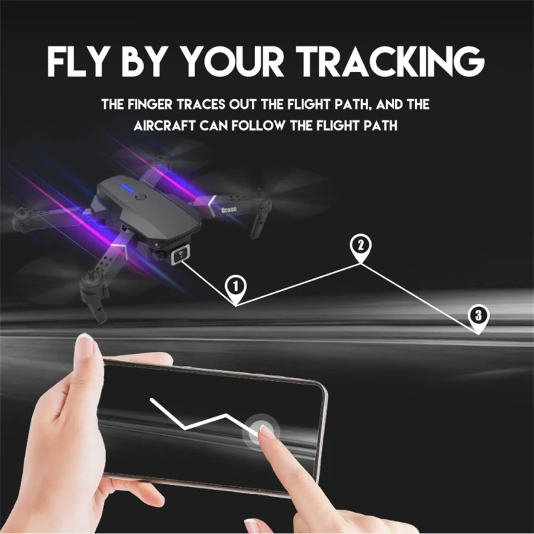 LS-E525 4K Double HD Camera Mini Foldable RC drone Quadcopter Drone Aircraft with Remote Control