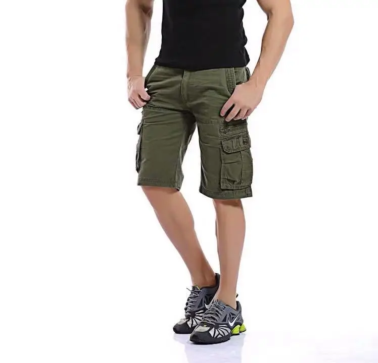 High Quality Custom Gym Summer Cargo Plus Size Men's Shorts Men Black Denim Shorts Men in Cargo Shorts163_voghion.com