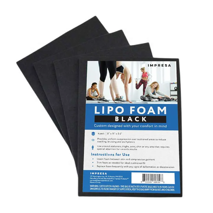 3 Pack Lipo Foam Pads - Post Surgery Ab Board For Liposuction Recovery, Tummy Tuck & BBL Compression Support (8" X 11" X 0.5")