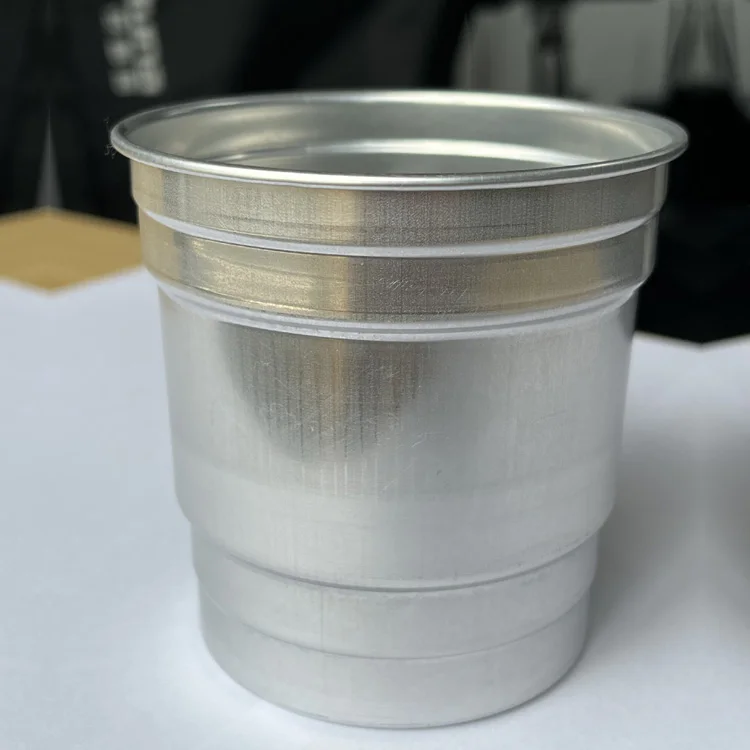 New Arrivals Metal Beer Tumbler Cold Drink Cup Silver Color Anodized Ball Recycle Aluminum Cup 16 Oz