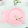 PINK 9inch plate*10pcs